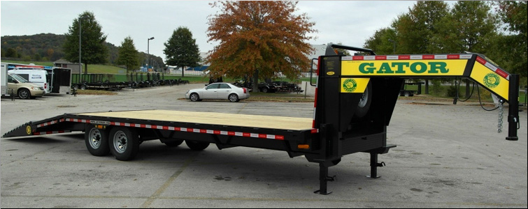Gooseneck flat bed trailer for sale14k  Tyrrell County, North Carolina